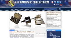 Desktop Screenshot of americanmadedrillbits.com